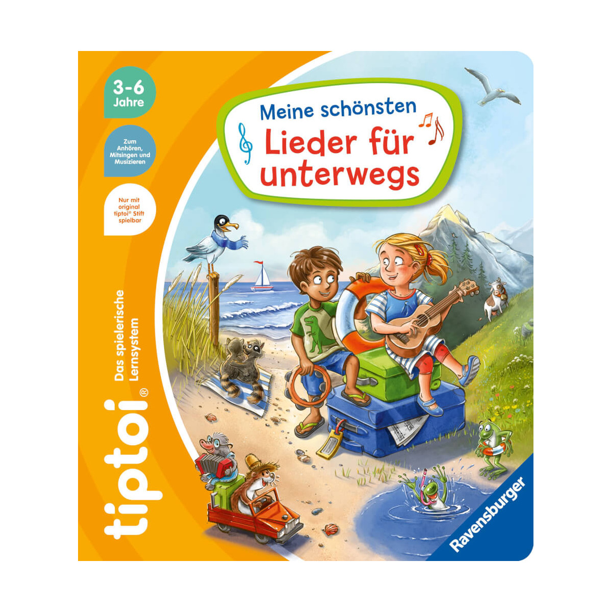 Ravenburger 49258 tiptoi® Meine schönsten Lieder für unterwegs tiptoi Bilderbuch