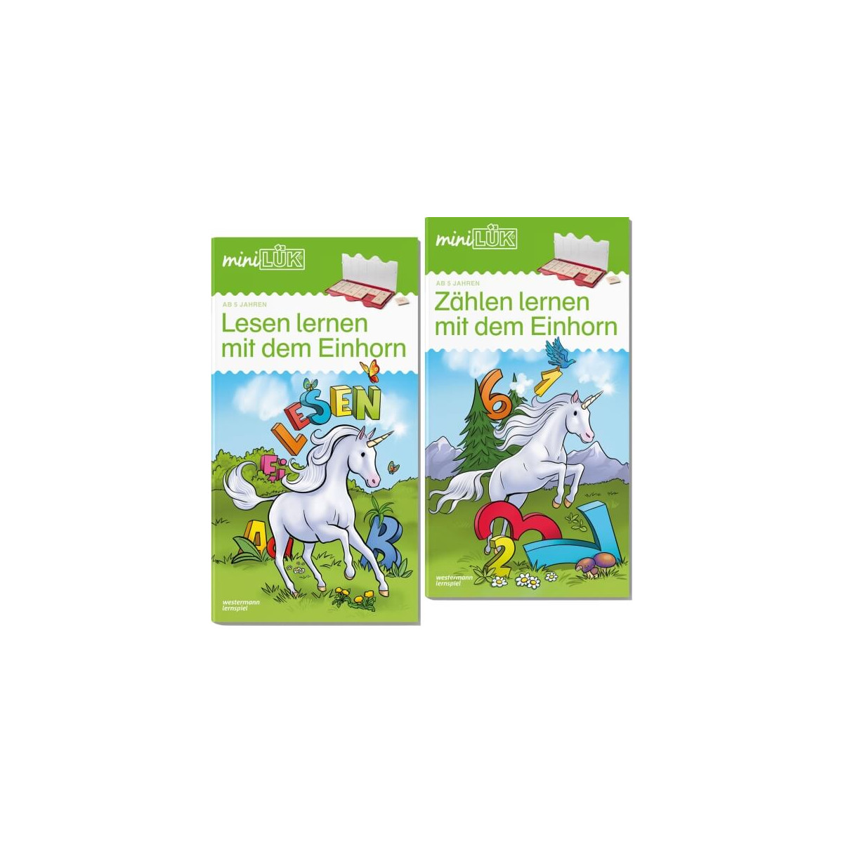 miniLÜK Set Zählen und Lesen lernen mit dem Einhorn