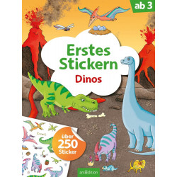 Erstes Stickern Dinos