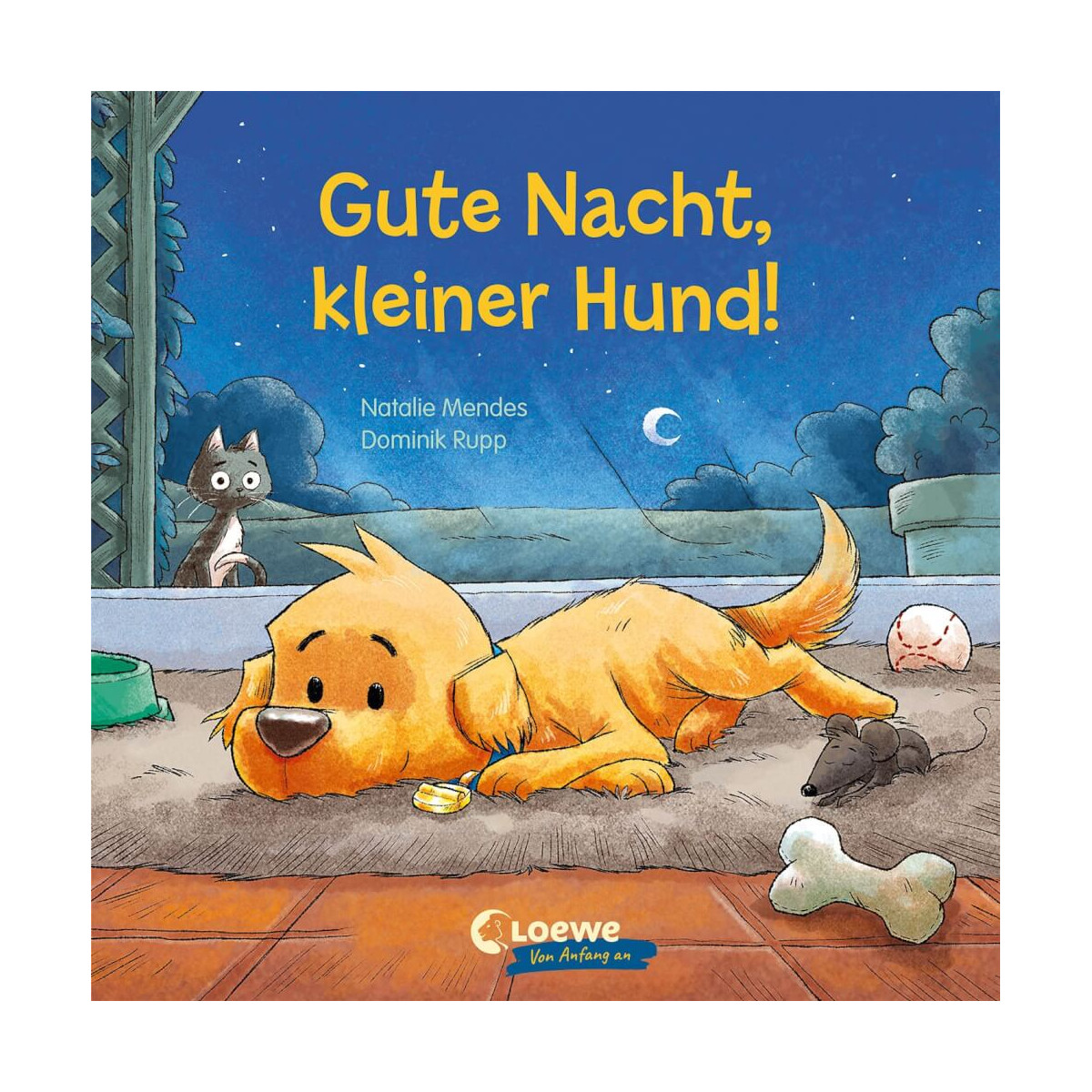 Gute Nacht, kleiner Hund!