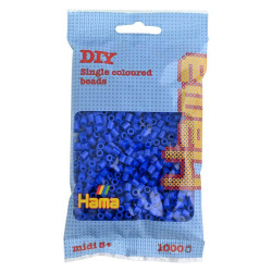 Hama® Bügelperlen Midi   Blau 1000 Perlen