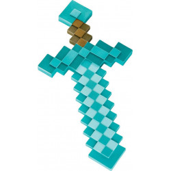 Minecraft Kunststoff Replik Diamant Schwert 51 cm