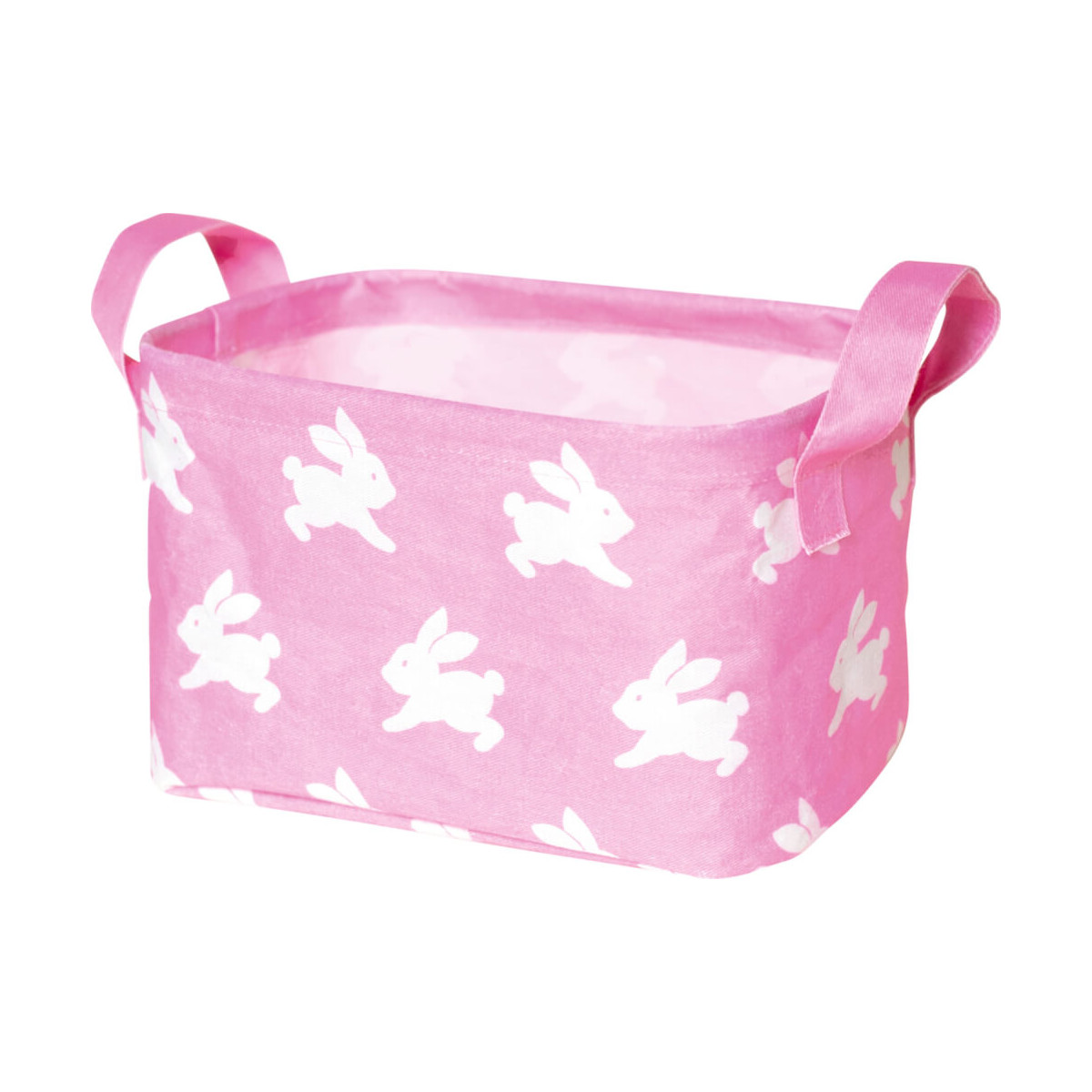 Kleine Aufbewahrungskorb BabyGlück, rosa (Häschen)