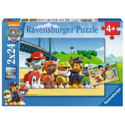 Ravenburger 9064 Puzzle Heldenhafte Hunde 2 X 24 Teile