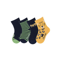 Sterntaler Socken 4er Pack Krokodil, marine, Gr. 22