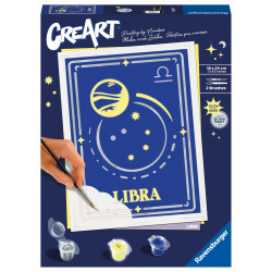 Ravenburger 23737 Malen nach Zahlen Sternzeichen (Zodiac Sign) Waage Malen nach Zahlen Serie D Trend
