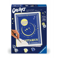 Ravenburger 23741 Malen nach Zahlen Sternzeichen (Zodiac Sign) Schütze Malen nach Zahlen Serie D Tre