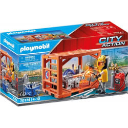 PLAYMOBIL 70774 Containerfertigung