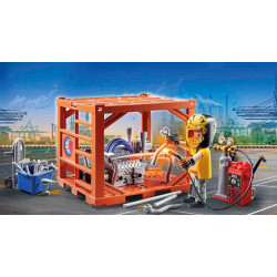 PLAYMOBIL 70774 Containerfertigung