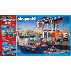 PLAYMOBIL 70774 Containerfertigung