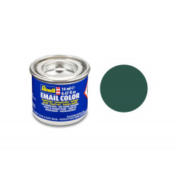 seegrün, matt RAL 6028 14 ml Dose, Revell Modellbau Farbe auf Kunstharzbasis
