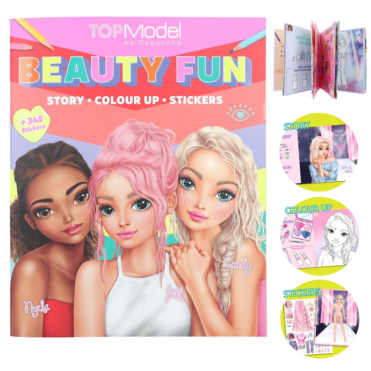 TOPModel Malbuch BEAUTY FUN