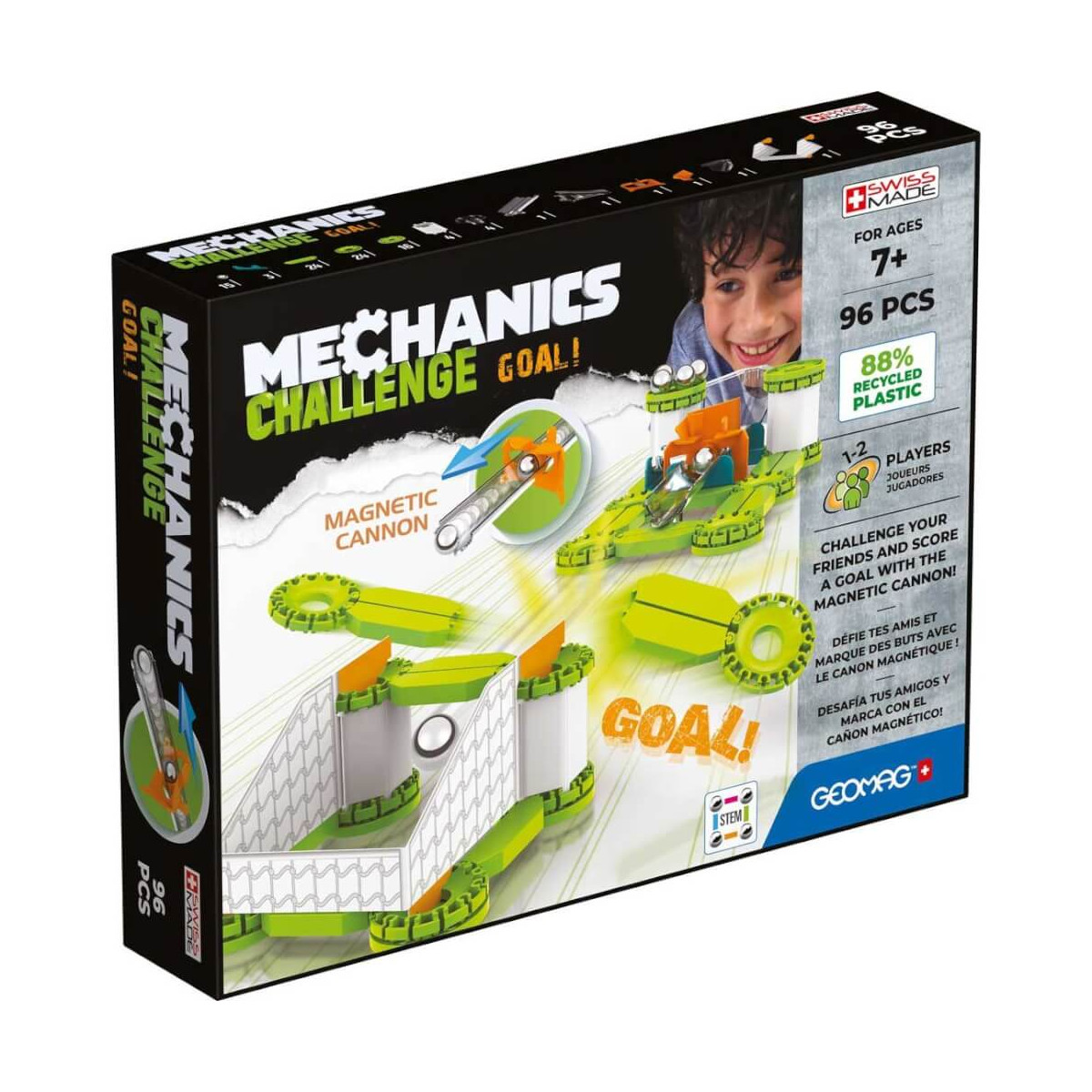 Geomag Mechanics Recycled Challenge Goal! 96