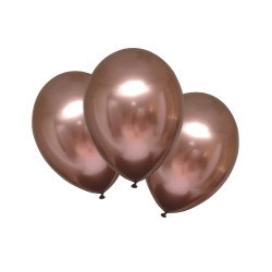 Satin Latex Ballons Rose Coppe