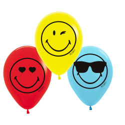 Smiley World Latex Ballons