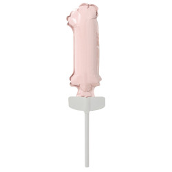 Micro Size Zahl 1 Pastellpink