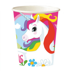 8 Becher Einhorn, 266ml