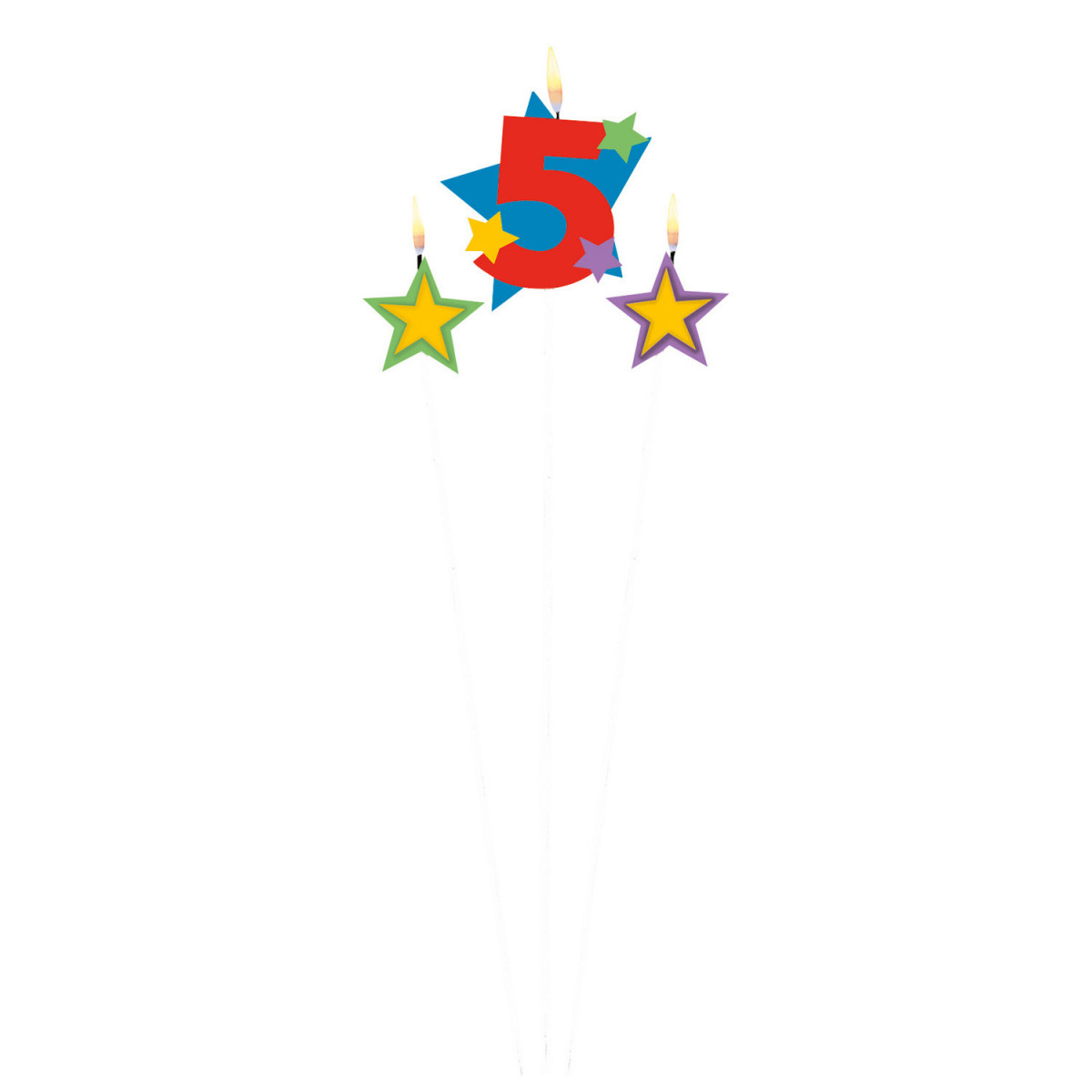 Kerze 5, Sterne