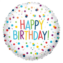 Folienballon Birthday