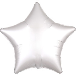 Folienballon Satin weiß