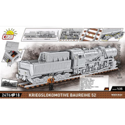 COBI 6281 Kriegslokomotive Baureihe 52