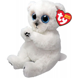 WUZZY POLAR BEAR   BEANIE BELLIES   REG