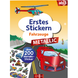 Erstes Stickern Metallic – Fahrzeuge