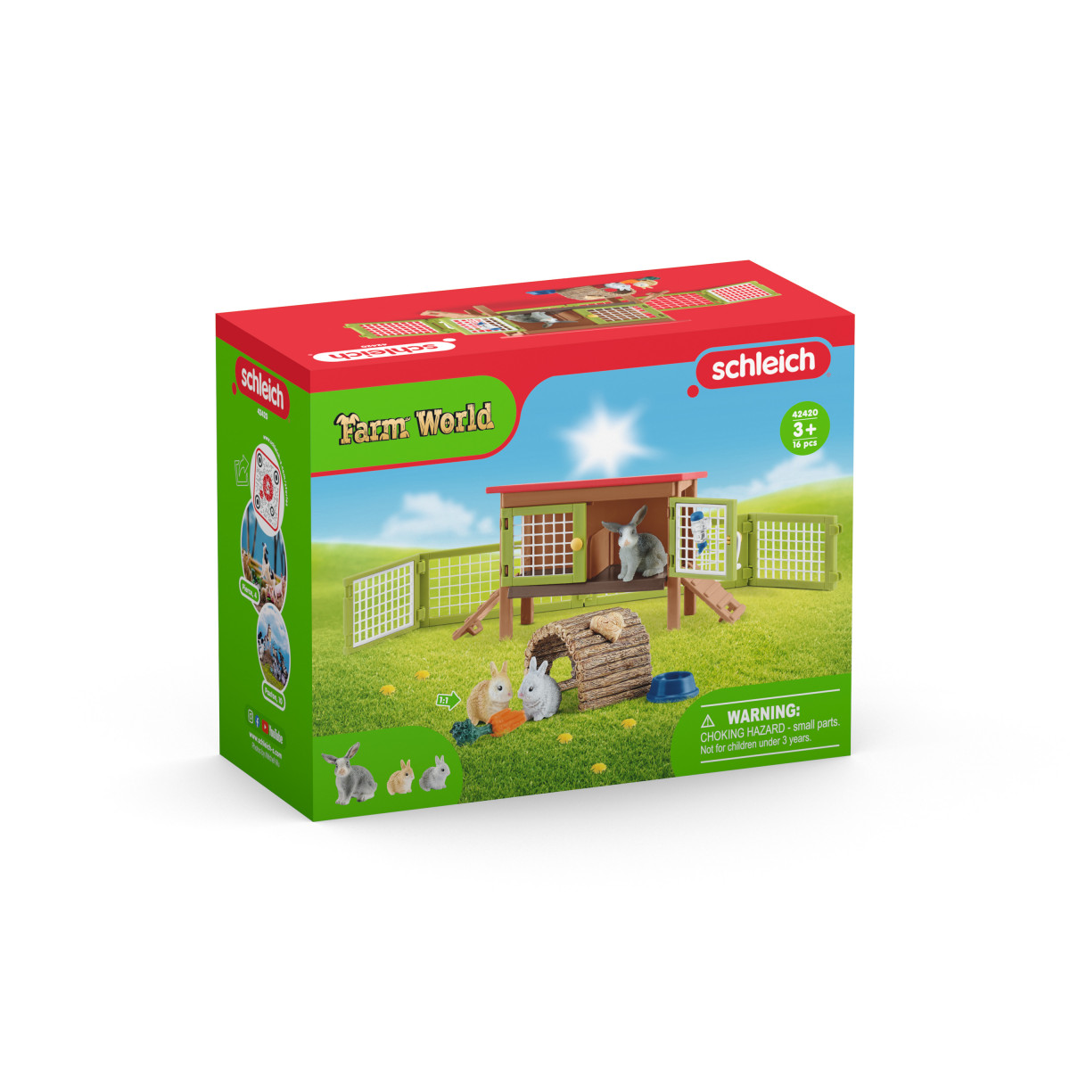 schleich® Farm World 42420 Kaninchenstall