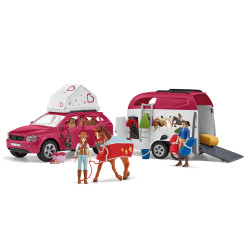 schleich® Horse Club 42535 Abenteuer mit Auto und Pferdeanhänger