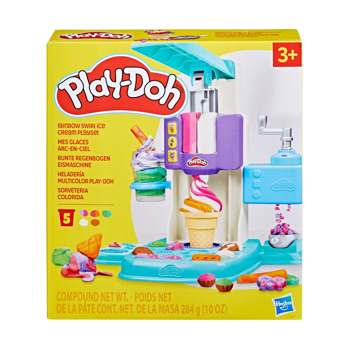 PD RAINBOW SWIRL ICE CREAM PLAYSET