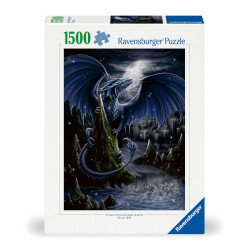 Ravensburger 12000731 Puzzle Der Schwarzblaue Drache 1500 Teile