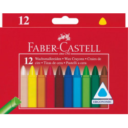 Faber Castell 12 Wachsmalkreiden
