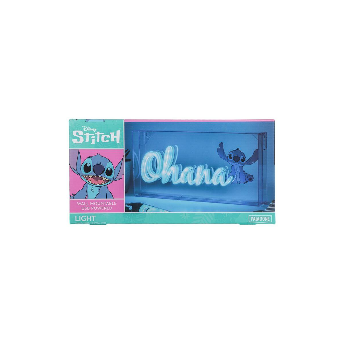Stitch Ohana LED Neon Leuchte